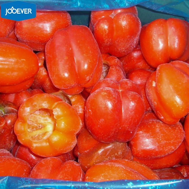 IQF Frozen Red Pepper cup