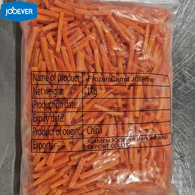 IQF Frozen Carrot julienne