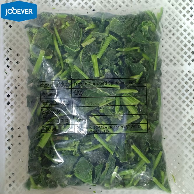 IQF Frozen Spinach leaf cut