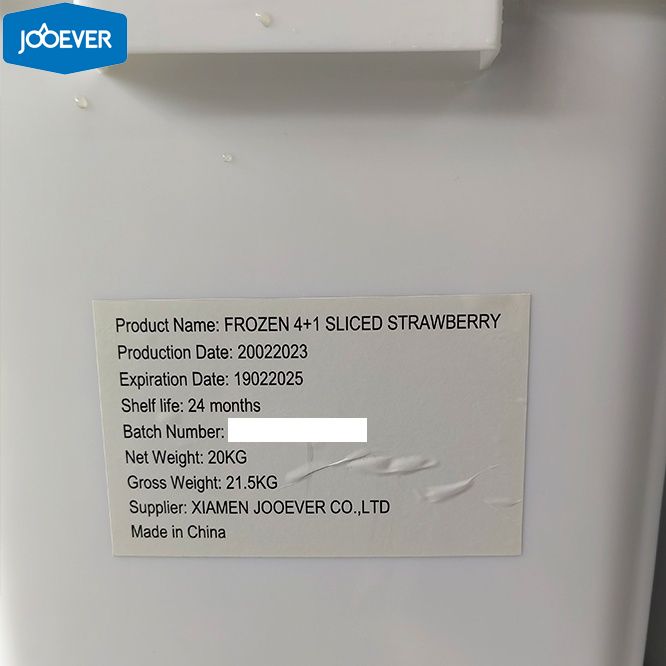 Frozen 4+1 Sliced Strawberry