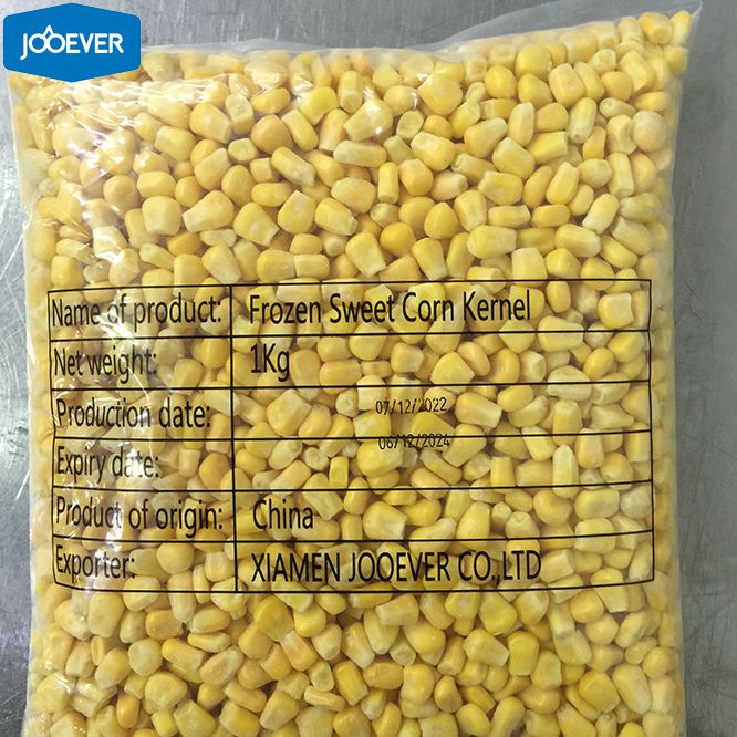IQF Frozen Sweet Corn kernels