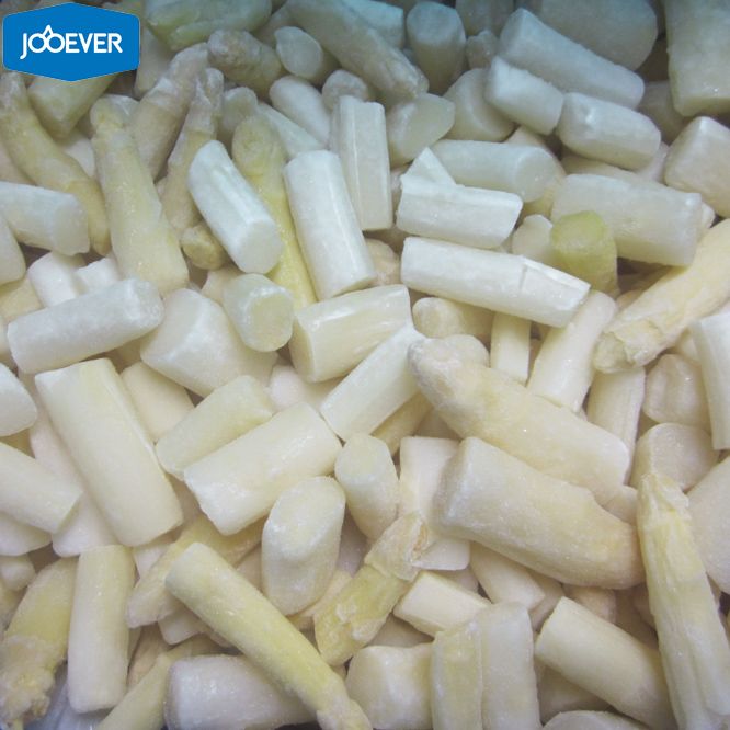 IQF Frozen White Asparagus tips and cuts